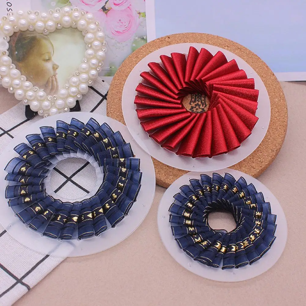 NEW Ribbon Rosette Brooch Ribbon Flower Making Tool 9/12/15cm for Beginners Crafts Handmade Rosette Maker Badge Button Ornamen