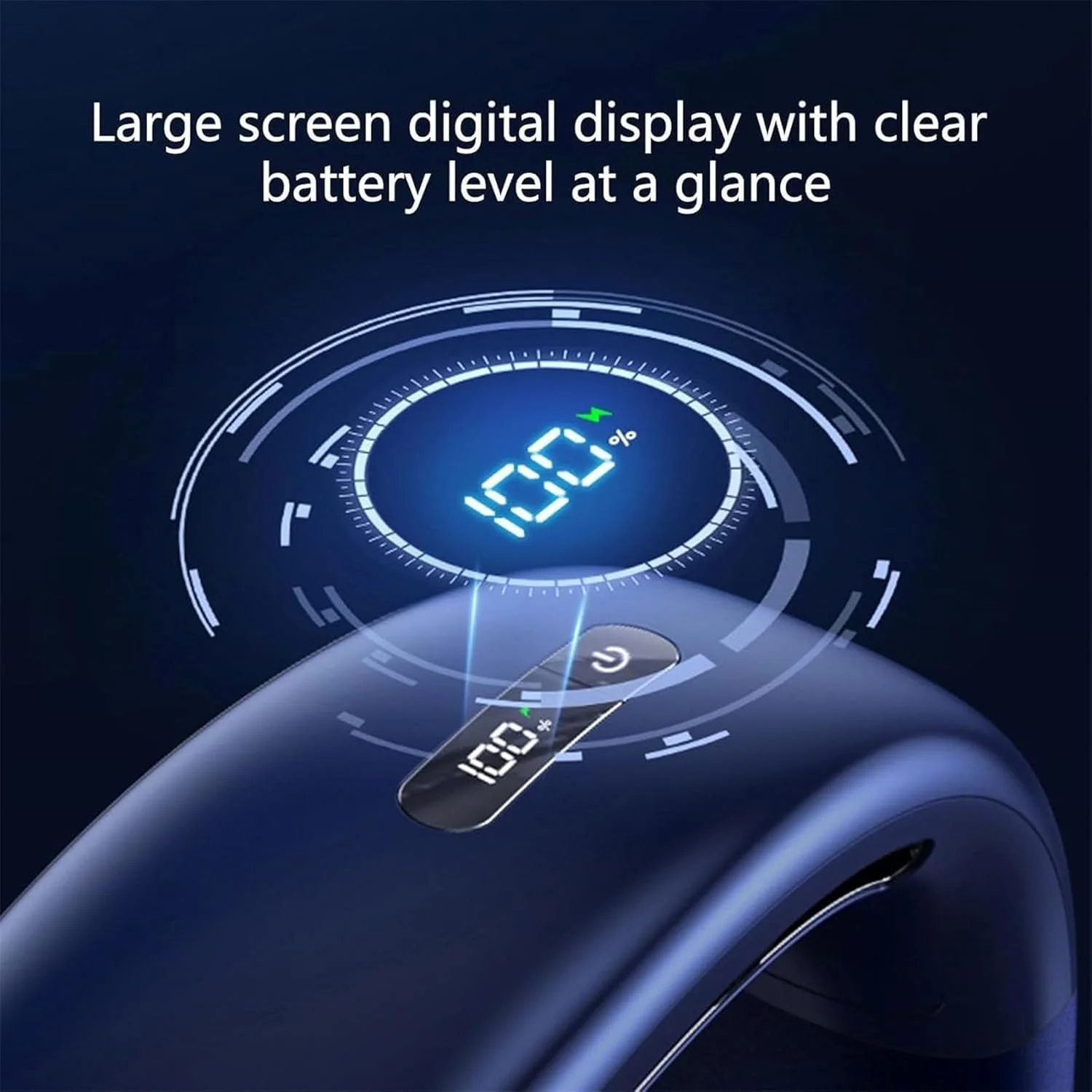 مروحة محمولة قابلة للتعديل للرقبة للرجال الكبار مروحة الرقبة مقاوم للماء مروحة شخصية لمروحة الرقبة للرقبة للنساء رقيقة خفيفة الوزن #4