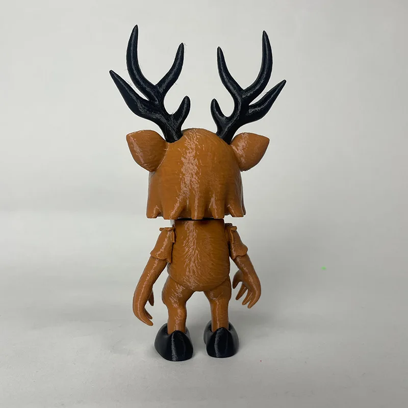 Figurines imprimées en 3D 99 Nuits dans la forêt, jouets 99 Nuits, figurine d'action de cerf et de hibou d'horreur pour garçons et filles, cadeaux d'anniversaire, décoration de chambre