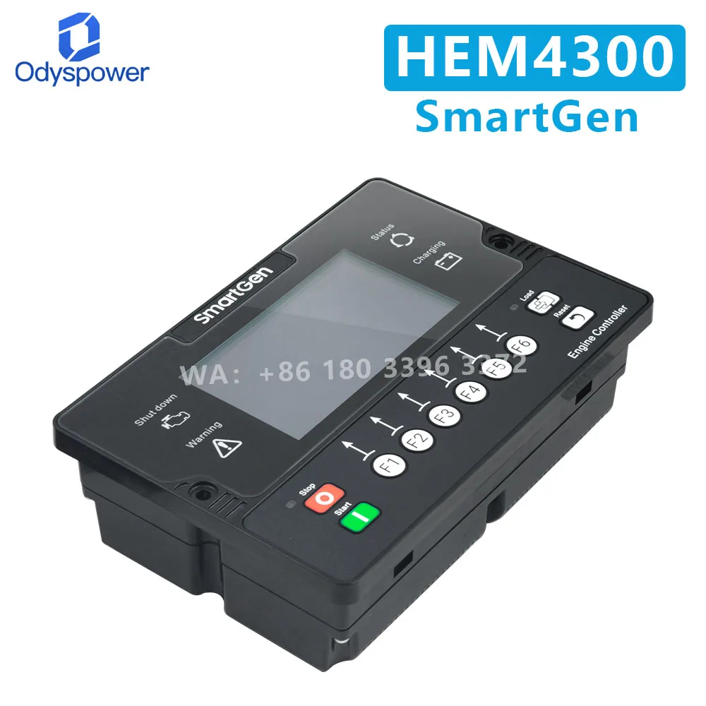 SmartGen HEM4300 Electronic Engine Controller Four Remote Auto Start Stop Control Module 4.3 Color LCD Display RS485 CANBUS Port