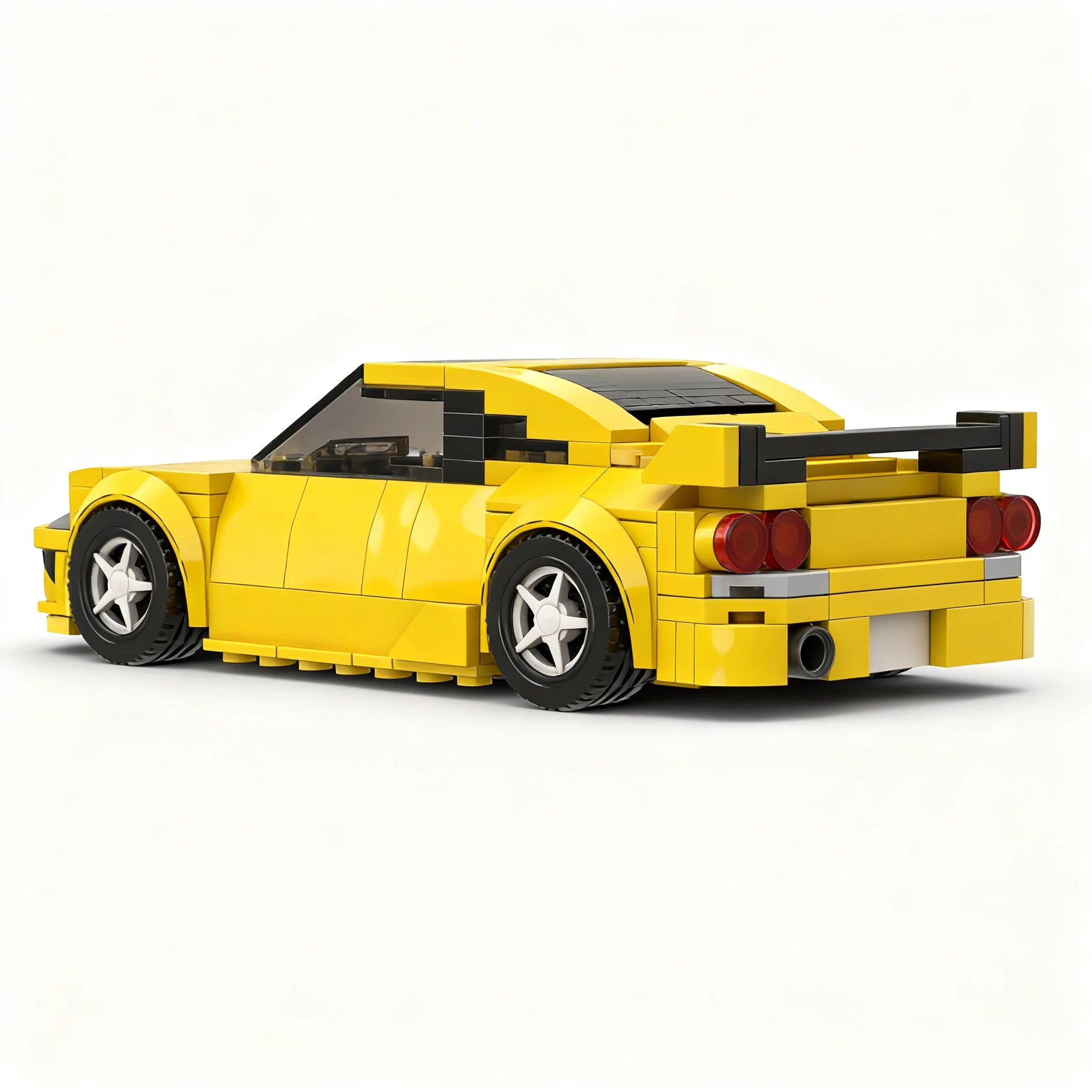 300pcs MOC City Champions Japanese Auto Nismo 400r R33 Sports Coupe Model Building Blocks Architecture Toy Birthday Gifts Brick