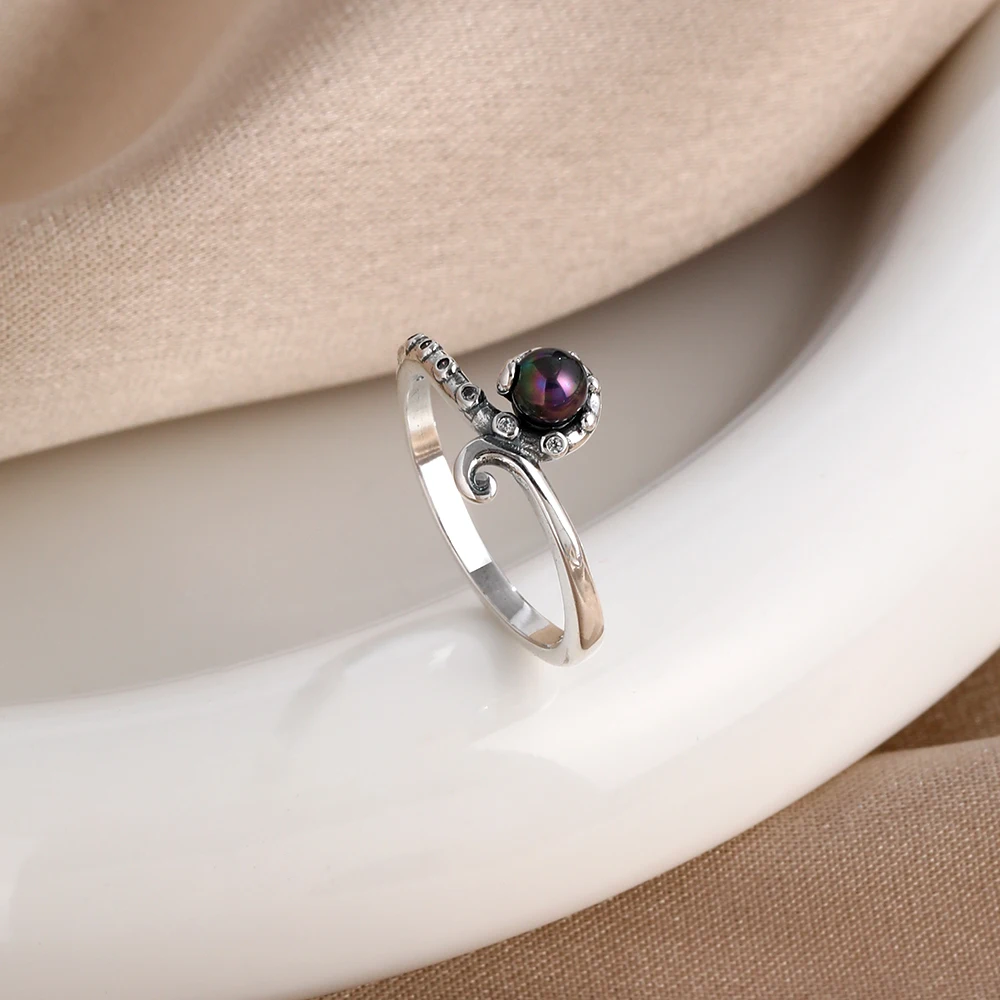 Snoopy Christmas Rings New 925 Sterling Silver Size 6 7 8 9 Flower Ring Fashion Fine Jewelry Trinkets For Women Girl Gift