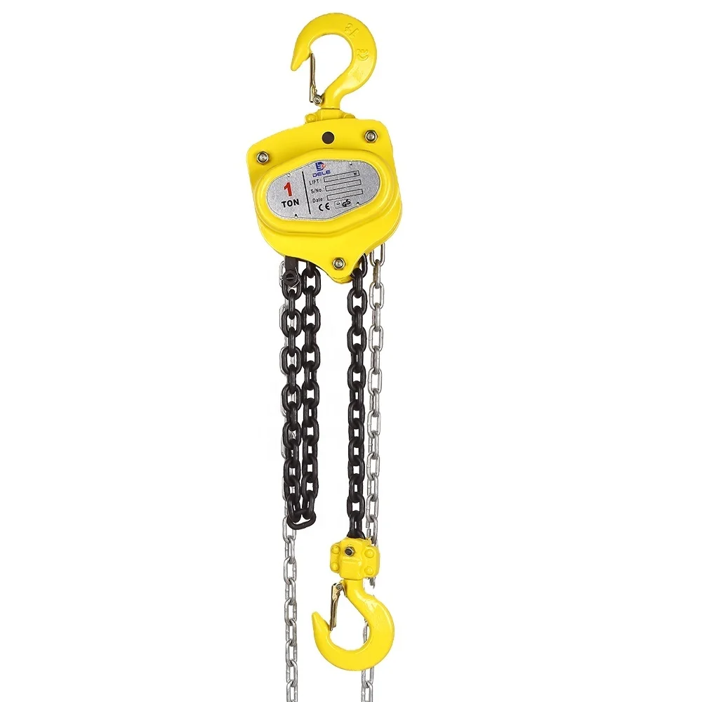 Lifting Equipment Suppliers Manual Chain Pulley Hoist With G80 Load 5T Concrete Lifting Hoist Chain Block