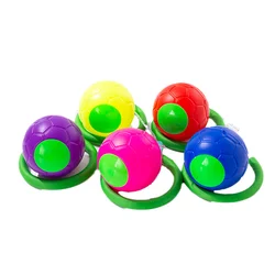 Kinderen Outdoor Fun Toy Jump Bal Rotatie Jump Ring Enkele Voet Springtouw Bal Oefening Coördinatie Balans Elastische Reactie