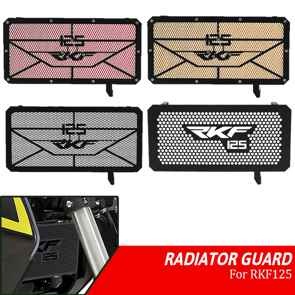 Motorcycle CNC Radiator Grille Cover Guard Protection Protector Grill For Keeway RKF 125 RKF125 RKF-125 2018-2024 2023 2022 2021