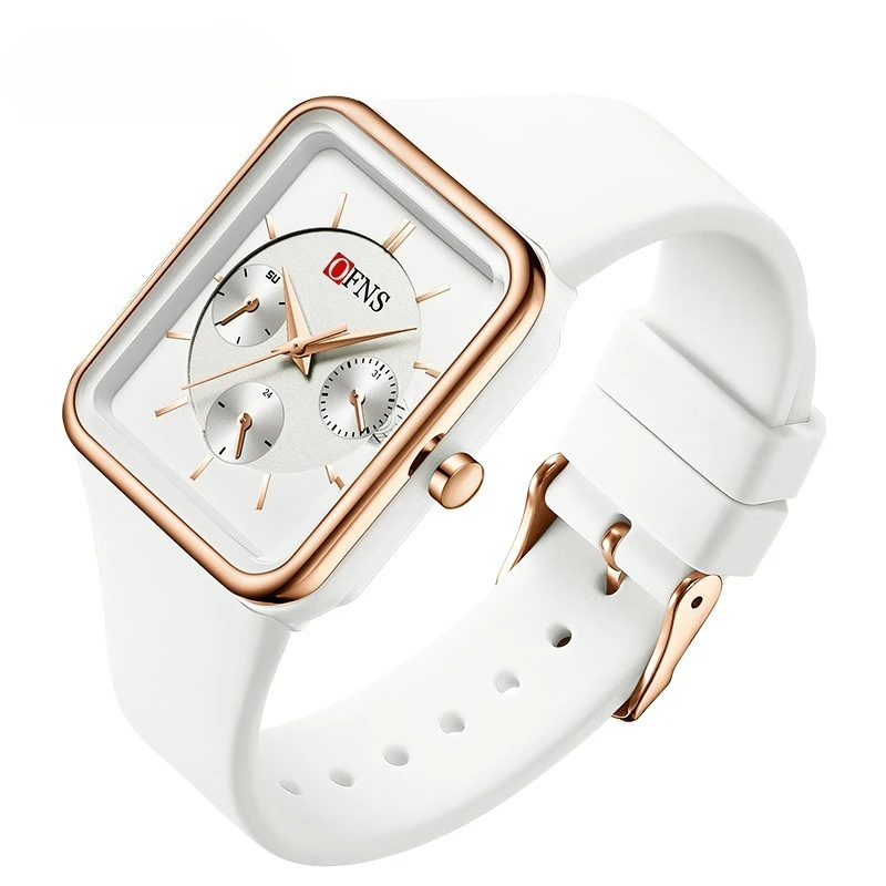 Men's and Women's Quartz Watch Multifunctional Three-eye Six-pin Sports Waterproof Quartz Watch