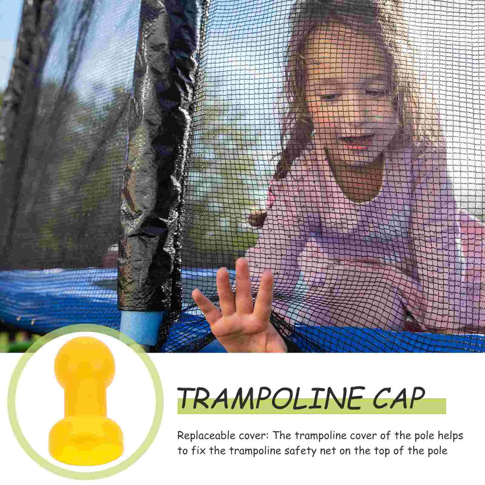 Bouchons de poteaux de boîtier de Trampoline, 12 pièces, en plastique, Installation facile, pièces d'accessoires durables pour Trampoline de Fitness