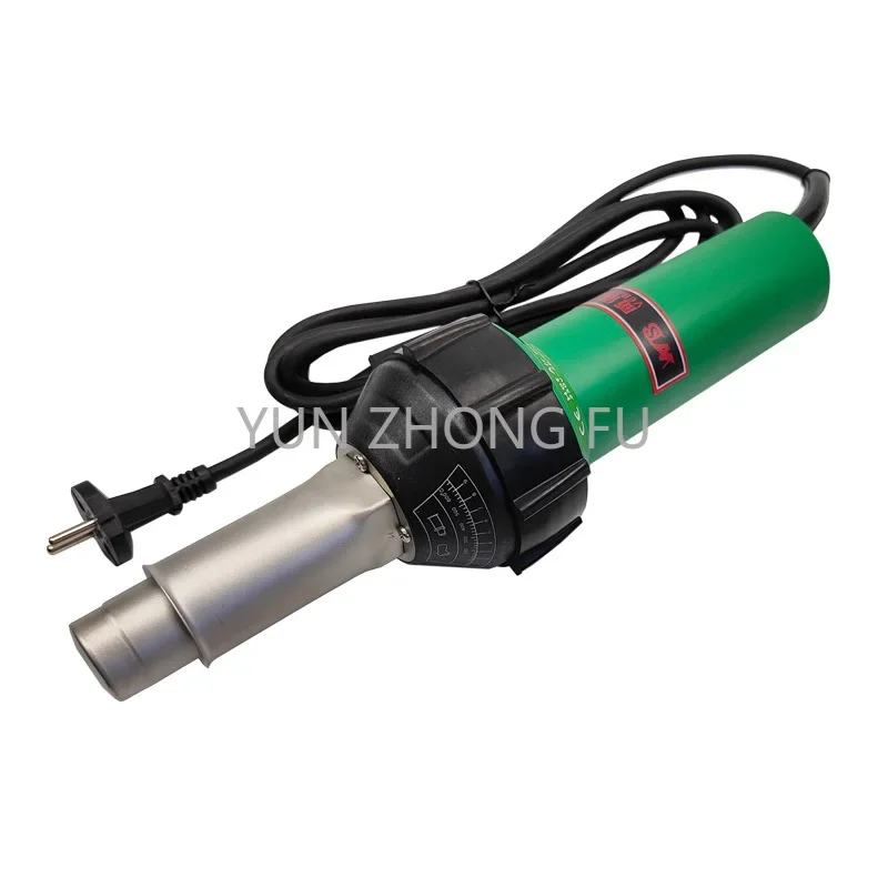 110v Industrial Tool Kit Plastic Pvc Welding Machine Hot Air Vinyl Heat air Gun With Speed Nozzle, Pressure Roller Heating Core