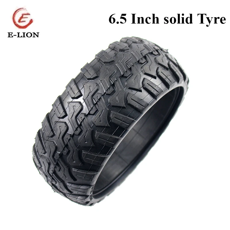 6.5 Inch Solid Tire Off Road Explosion-Proof Tyre for Mini Electric Scooter Wheelchair  Dirt Bike Motorcycle