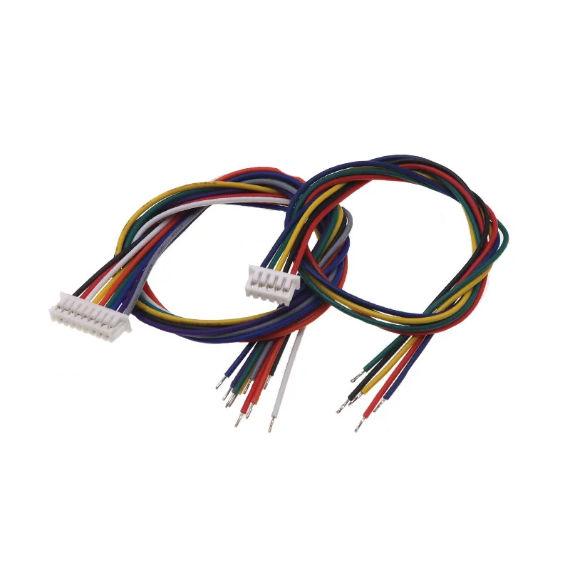 JST 1.25 1.25mm 2/3/4/5/6/8/9P/10P/11P/12Pin Female Plug Wire Cable Connector 5CM 10CM 15CM 20CM 30CM Electronic Wires Sing Head