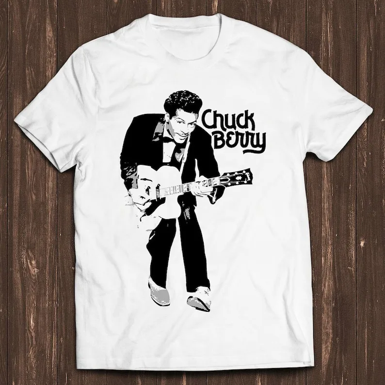 Chuck Berry Rack n Roll Legend Go Go Go Meme Funny Top Style Unisex Gamer Movie Music Gift Cool Tee T Shirt C895