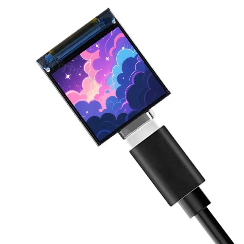 Raspberry Pi Pico 2 RP2350 pantalla LCD de 0,85 pulgadas mini Placa de desarrollo pantalla de 0,85 pulgadas RGB LED/ranura SD/QMI8658 giroscopio Senso