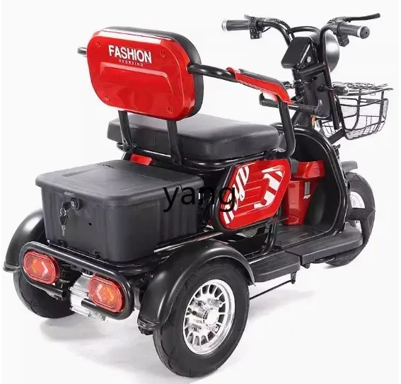YJQ cool tricycle plastic rear basket small tricycle glove box