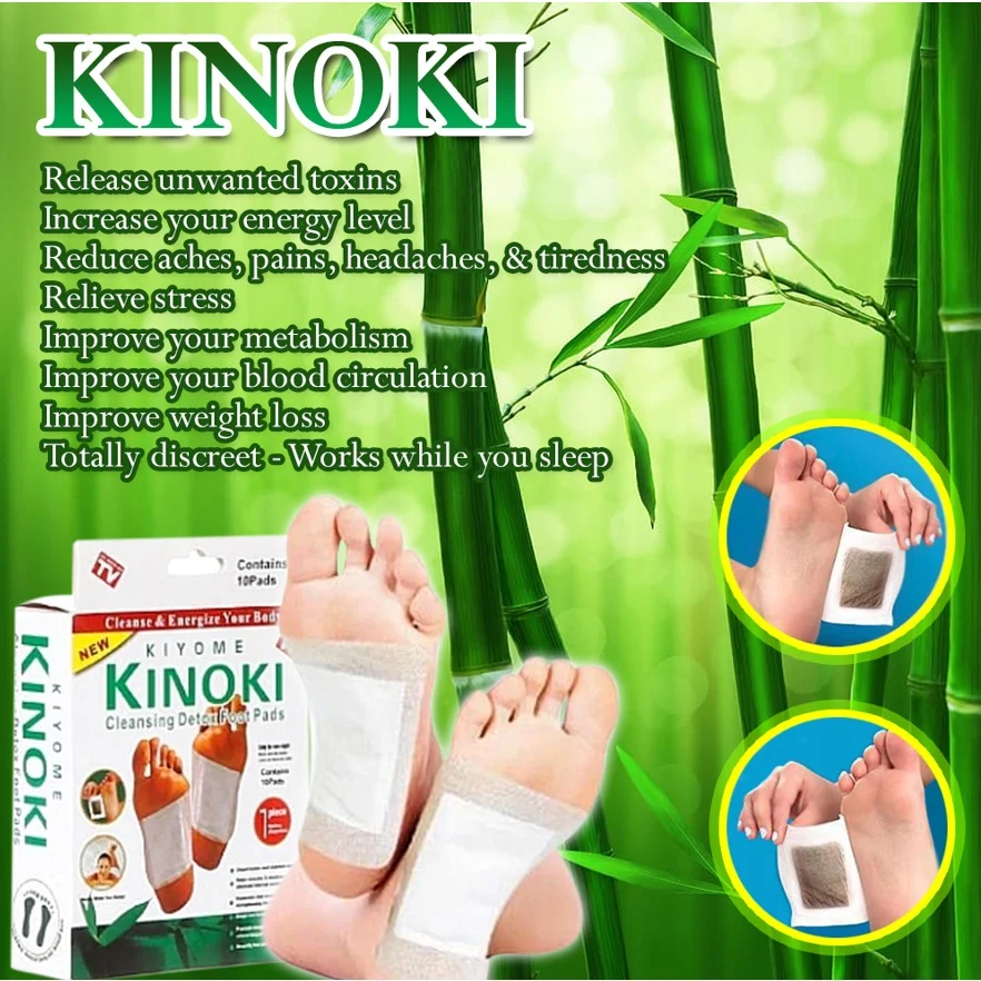 10/20/30/50/100/200PCS Kinoki Detox Foot Patch Bamboo Pads Patches with Adhesive Foot Care Tool Improve Sleep Slimming Health