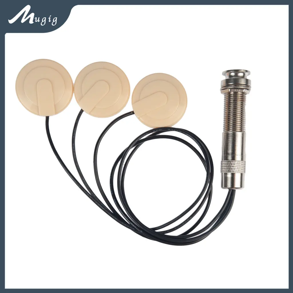 Mugig Universal Guitar Pickup Piezo Transducer for Acoustic Guitar Ukulele Mandolin Banjo