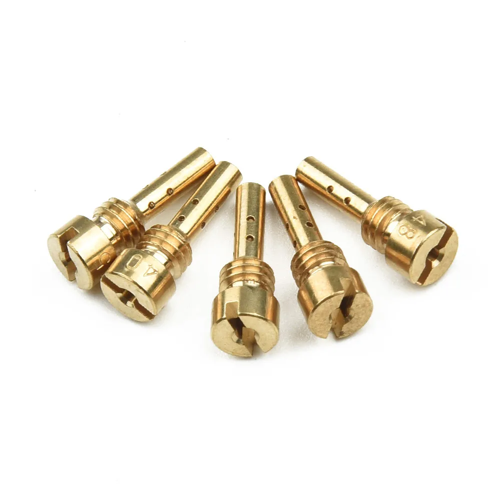 5 Slow For Pilot Jet Nozzles for CVK Carburetor Sizes 40 42 45 48 50 Replacement for FCR Horizontal and Downdraft Series