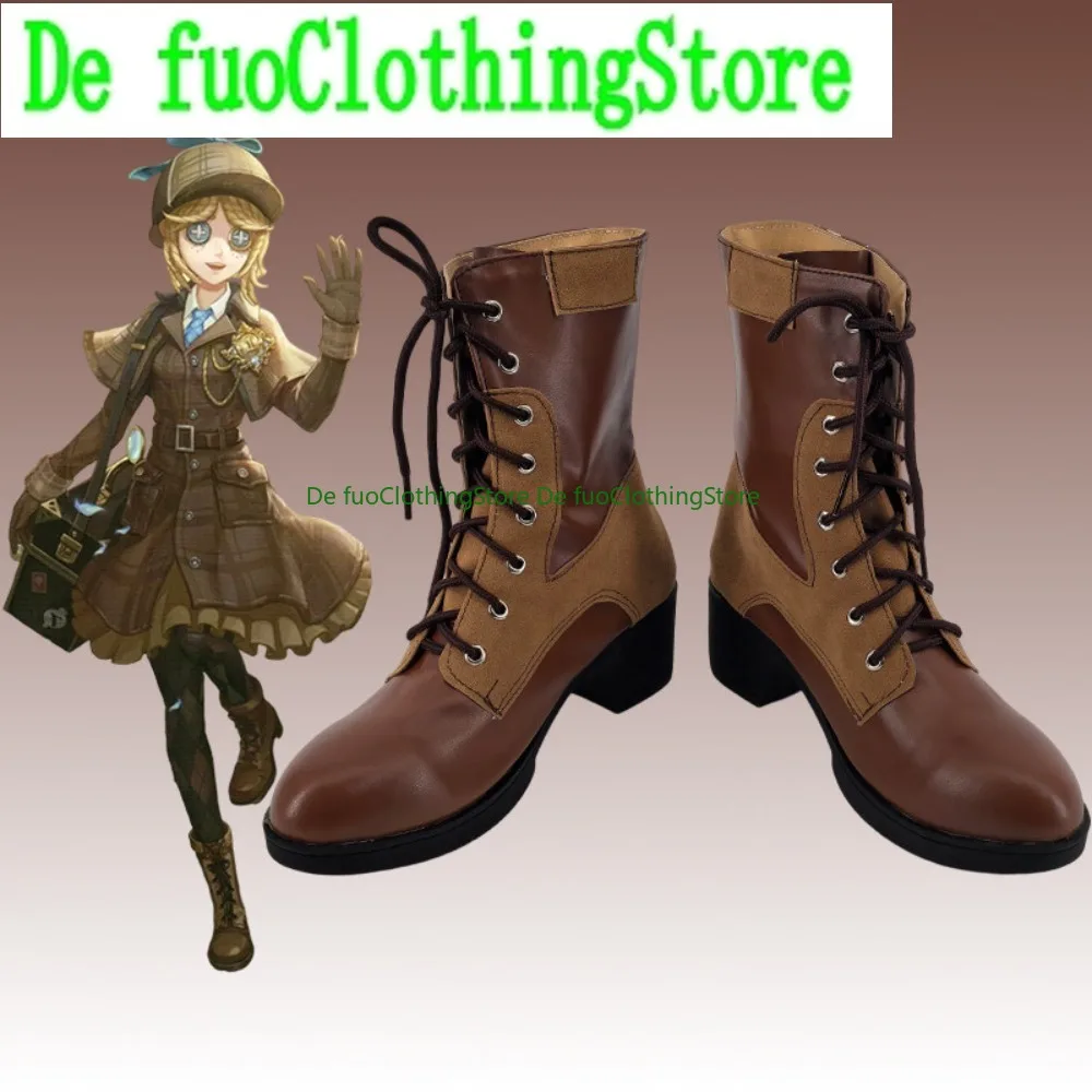 Role Playing Shoes Game Identity V IDV Lady Truth Role Playing Shoes Anime Handmade Custom Boots Halloween Party Shoes