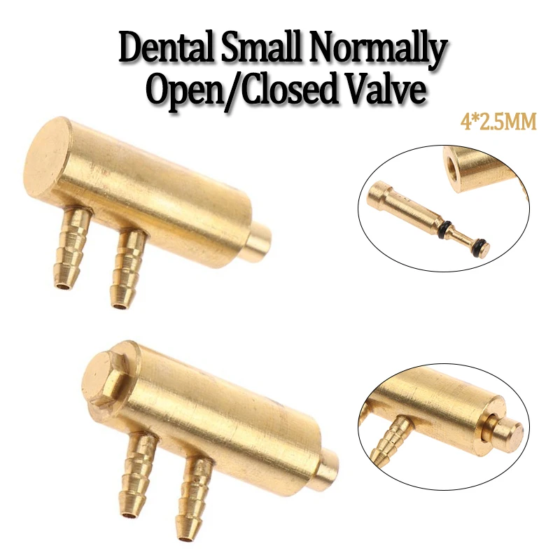 Dental Small Normally Open Close Valve Control Valve Fitting For Dental Chair Accessories Dental Holder Valve 4x2.5mm