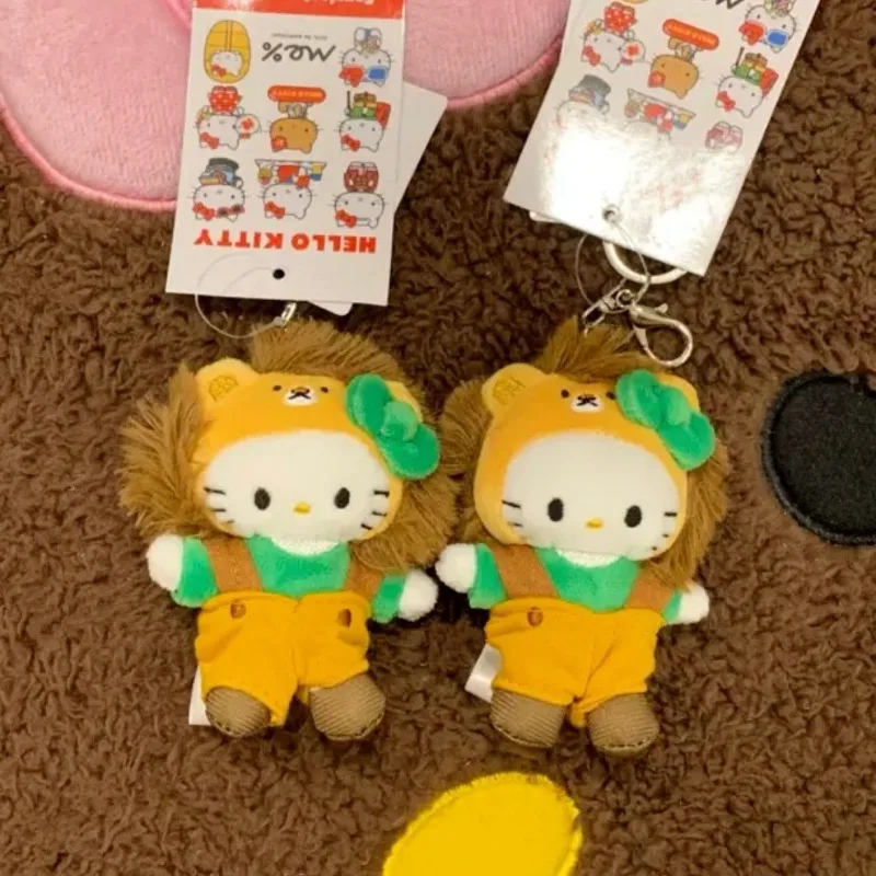 جديد سانريو الكرتون مرحبا كيتي حقيبة سحر الكرتون لطيف كيتي أنيمي سلاسل المفاتيح Kawaii سوبر رائعتين ألعاب من القطيفة هدايا العيد