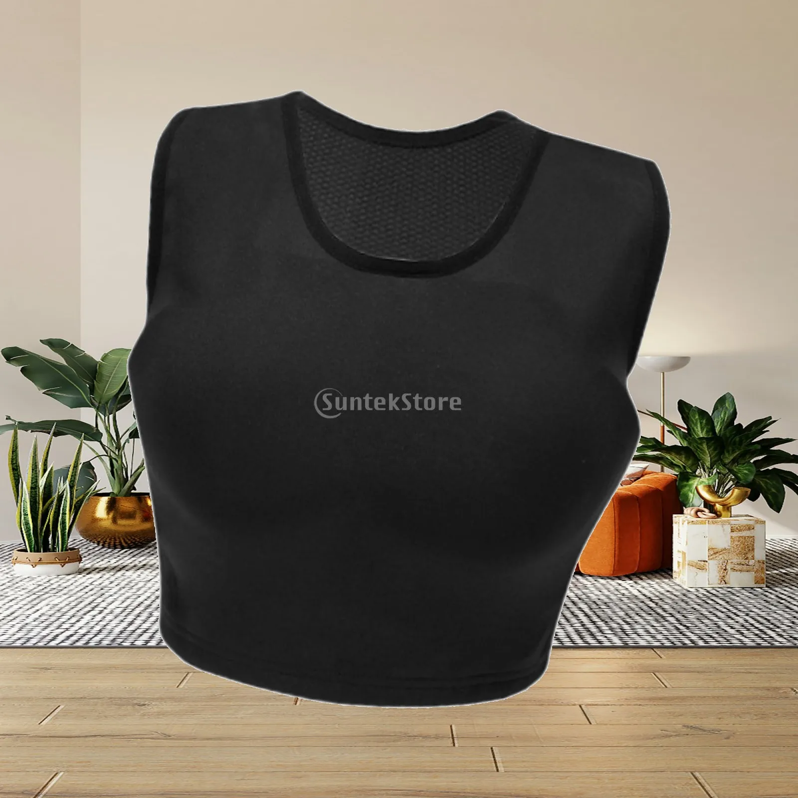 Karate Protective Vest Women PC Polycarbonate Chest Protector Ergonomic Breathable Padding for Boxing Taekwondo Fitness