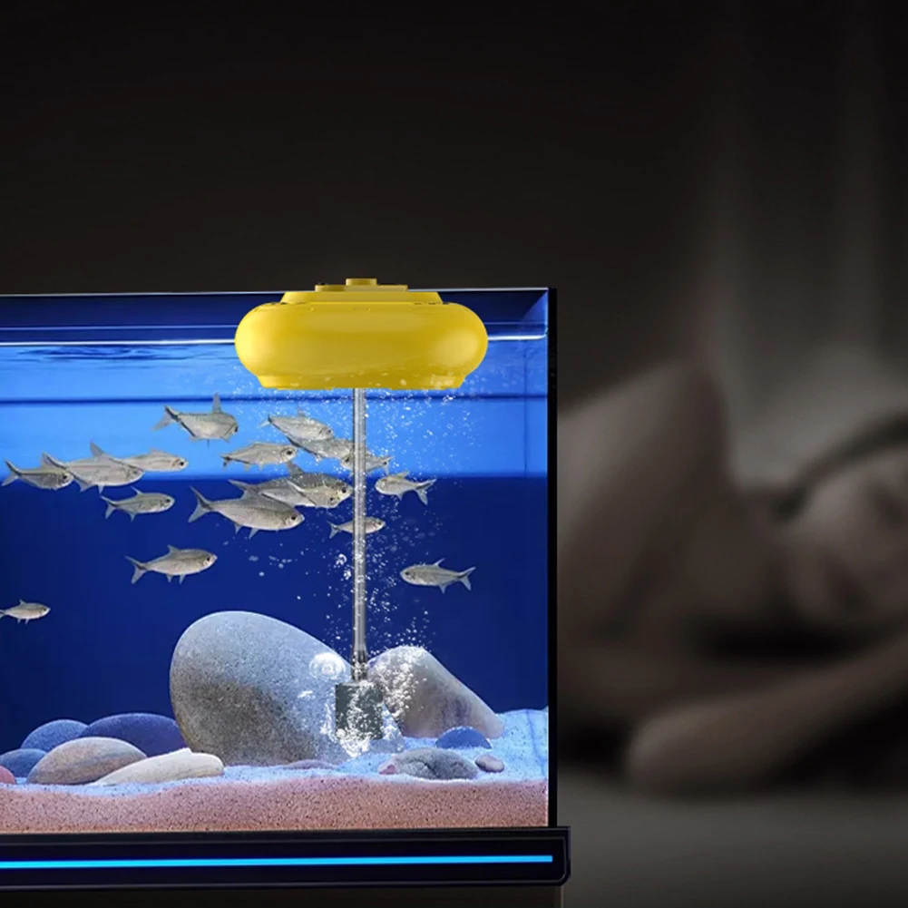 Floating Fishing Aerator Pump Portable Oxygenator Bait Bucket Airs Pump Surfaces Design USB Rechargeable For Emergency Aquarium