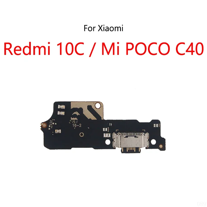 10PCs for Redmi 10C / Mi Poco C40 Pocophone USB charge dock port socket jack connector flex cable charging board module