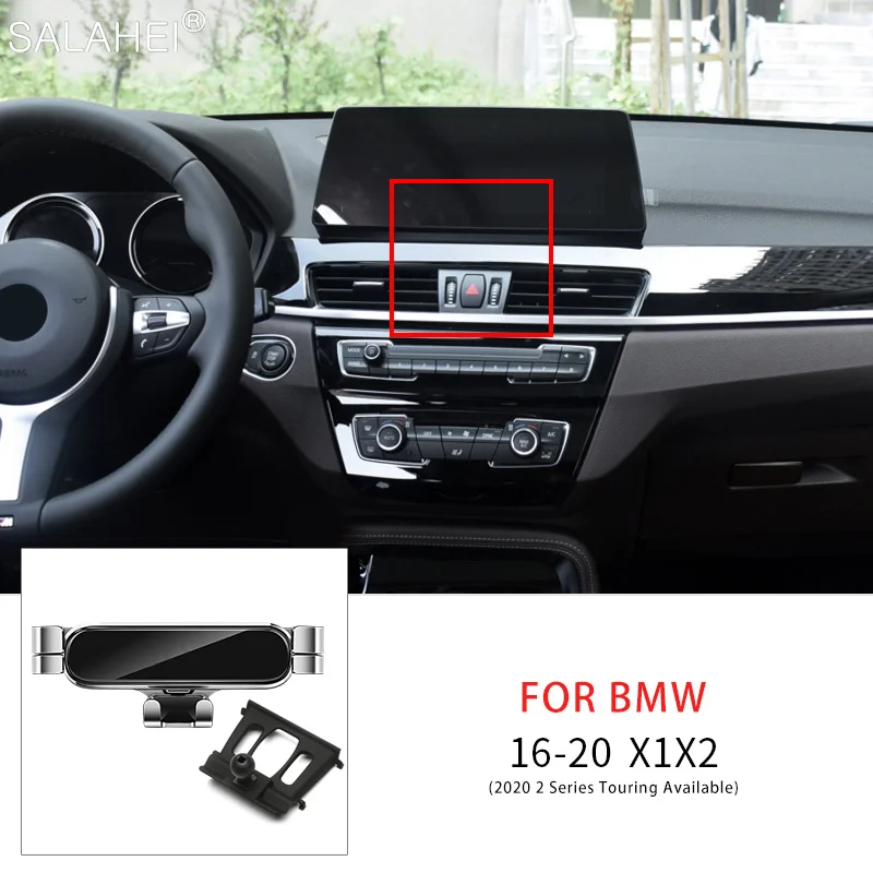 Gravity Car Mobile Phone Holder GPS Support For BMW X1 F48 X2 F39 2016 2017 2018 2019 2020 2021 For Iphone Huawei Xiaomi