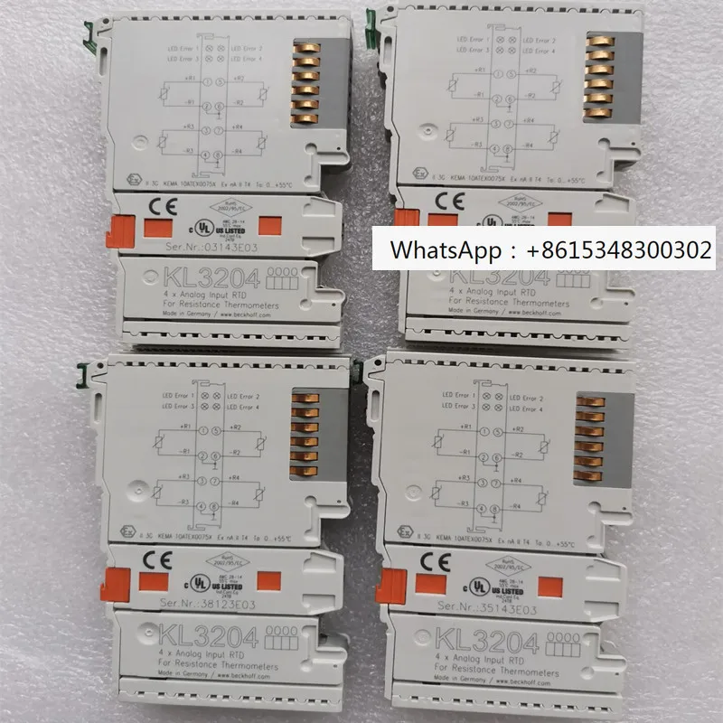 Beckhoff KL3204 KL3122 KL3314 KL3468 KL3448 terminal module from Germany