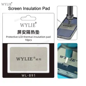 Bilashmart WYLIE WL 891 Screen IC Protective Lcd Thermal Insulation Pad Insulation Pad Not Damage Screen Mobile Phones Repair Tools Mat