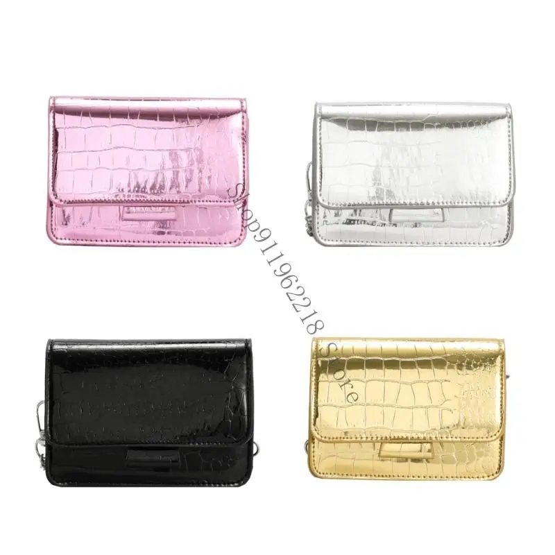 

PU Leather Travel Shoulder Bag with Chain Strap Phone Purse for Various Occasion 066F