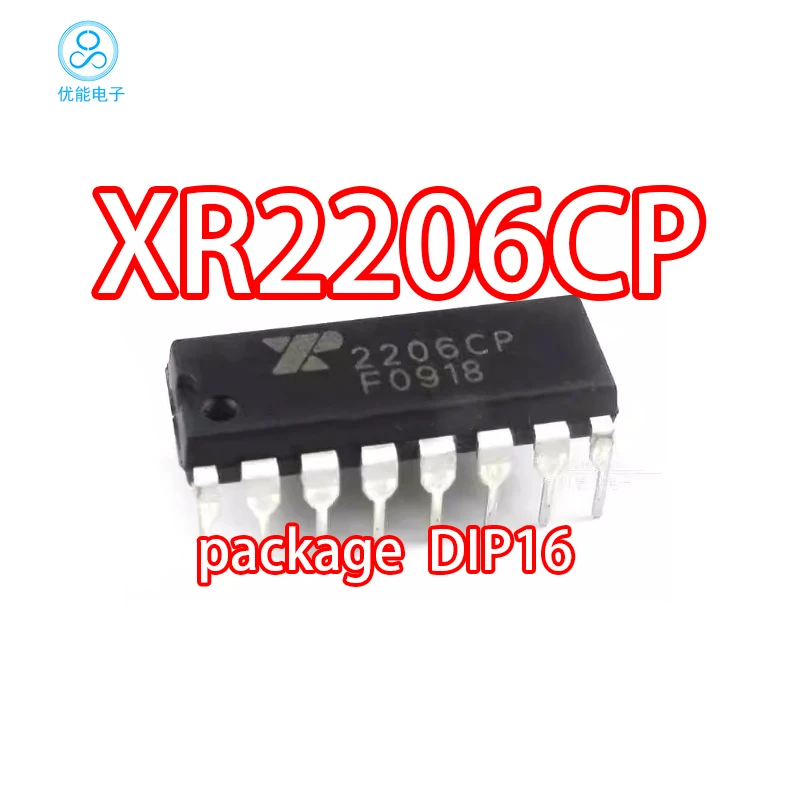 Imported XR2206CP XR2206P 2206CP inline DIP-16 packaged function generator chip