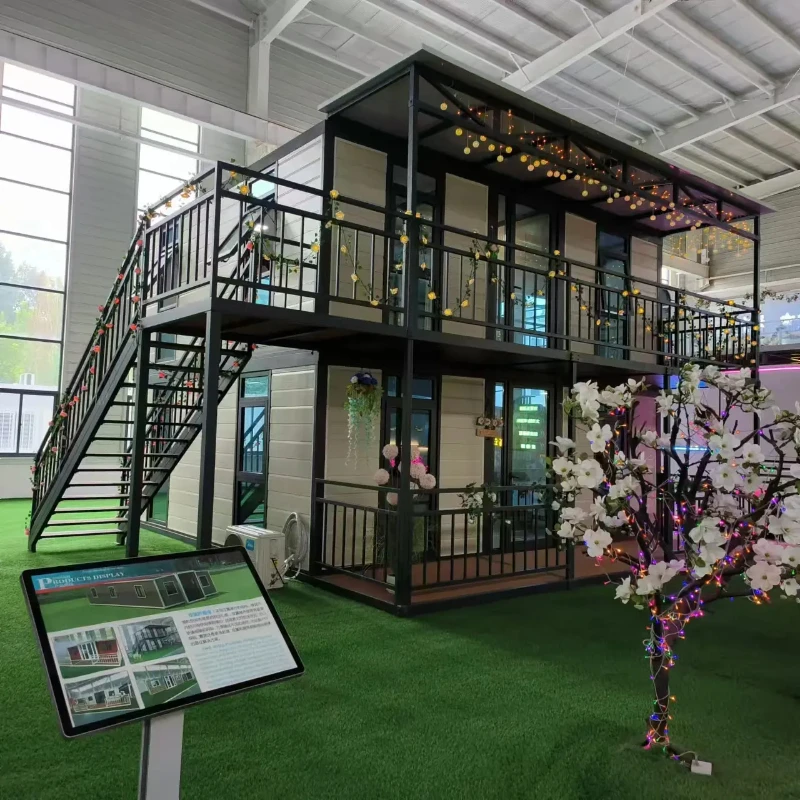 Customized Folding Box House Room Prefabricated House 2 3 Bedrooms Expandable Container House Summerhouses Playhouses Mobile Tin - view 5