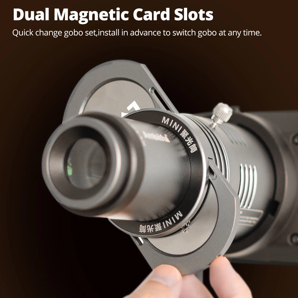 Ambitful AL20 Focalize Conical Snoot Optical Condenser&Art Special Shaped Beam for Mini Bowens Godox Yongnuo Zhiyun INEEK Mount - Image 4