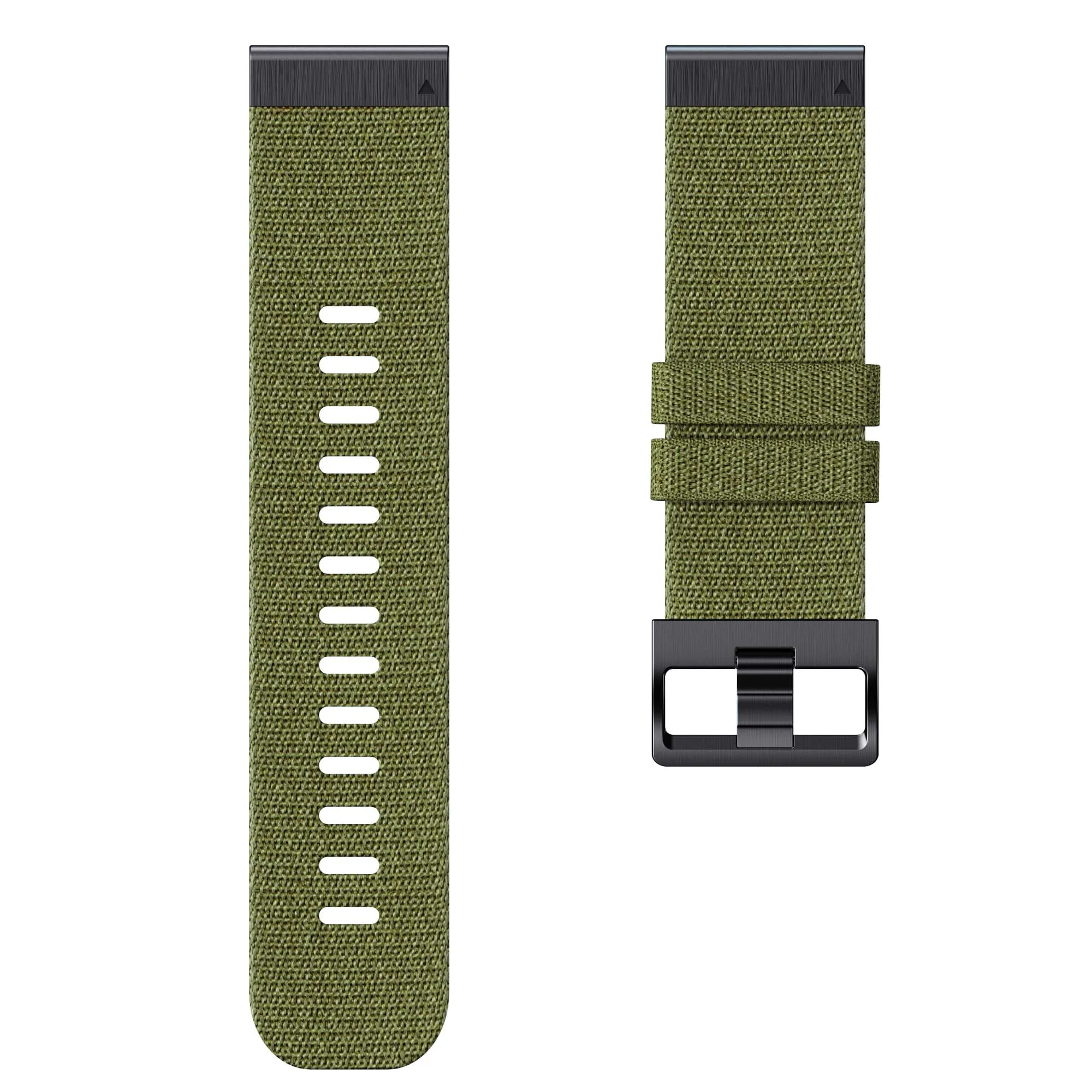 Imagem -02 - Jacquardweave Nylon Strap For Garmin Ver Band For Fenix Forerunner Vivoactive Forerunner Garmin Forerunner Garmin Novidades Release 22 mm 26 mm