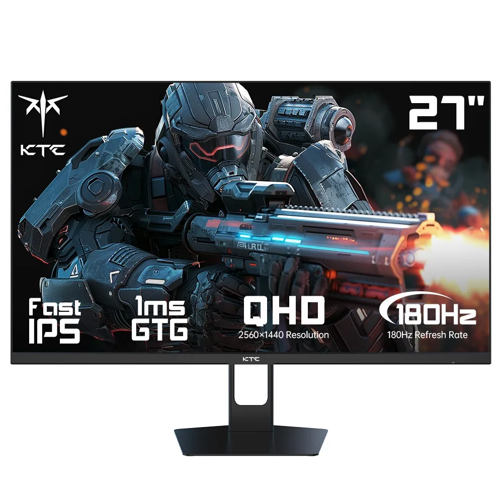 Height-Adjustable Stand KTC H27T7P-2 Fast IPS Gaming Monitor 27