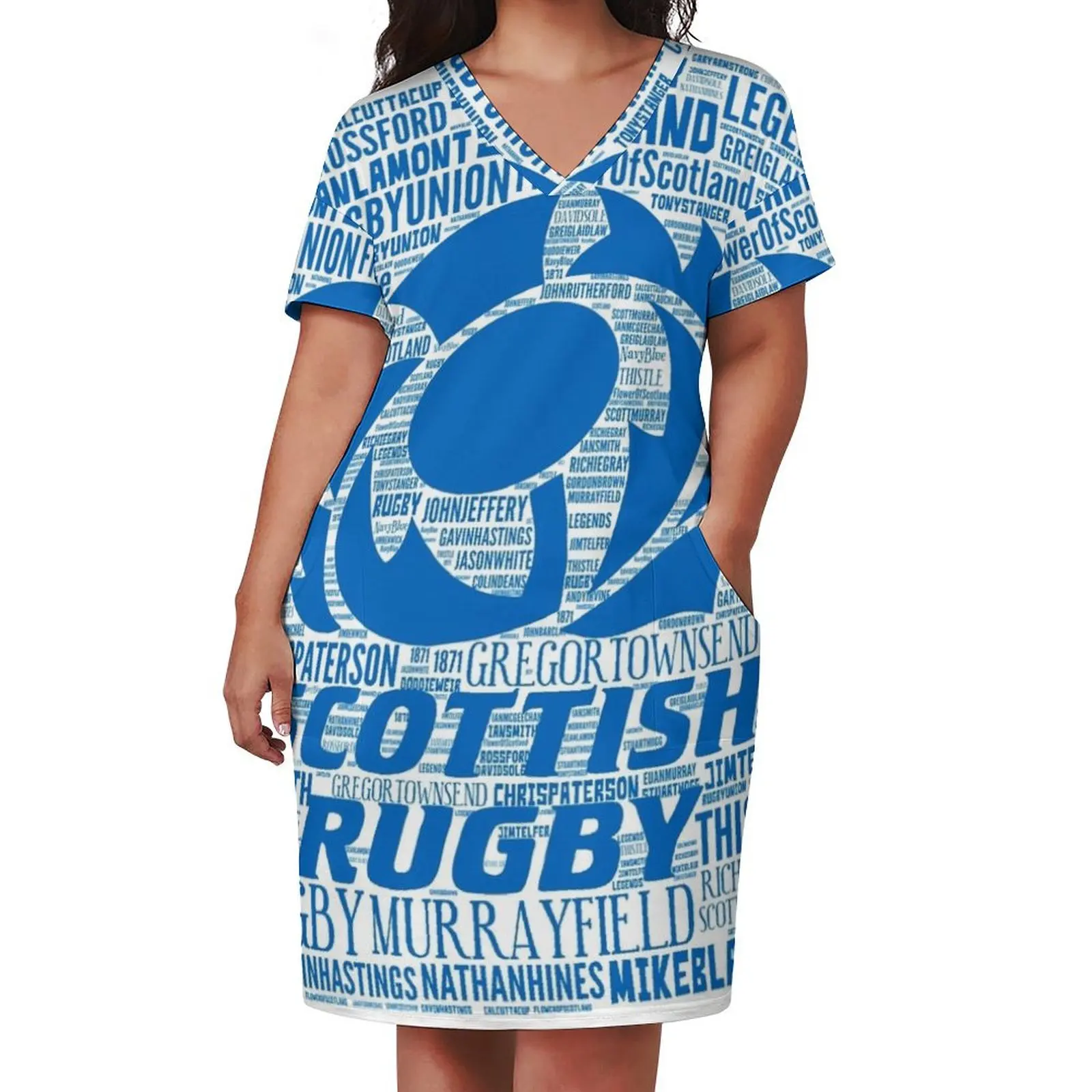 SRU - Scotland Rugby Loose Pocket Dress Women