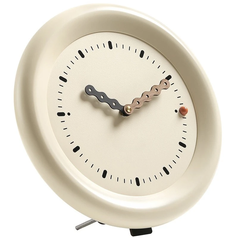 

Cream wind clock home entrance high-end sense seat clock decoration TV cabinet desktop ornament