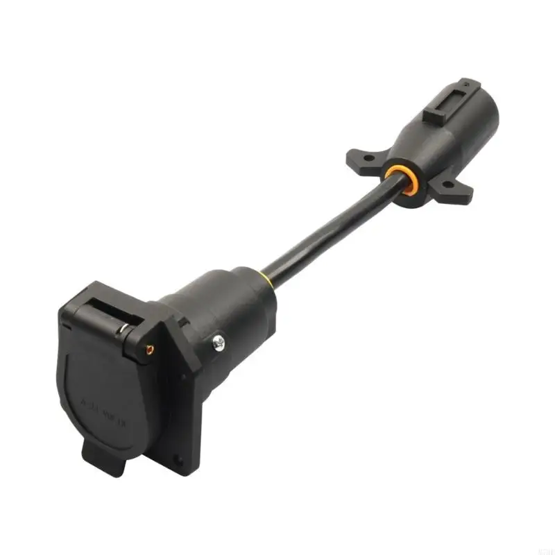 M76E Anhängerverbindungsstecker 7-Wege-Adapter mit Flanschbuchse und Steckerende – Detail 2