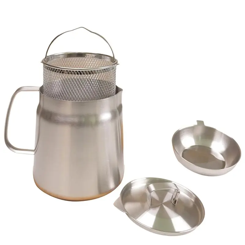 

WON Stainless Steel Oil Filter Tank, 304 Stainless Steel Large Capacity Oil Filter Tank