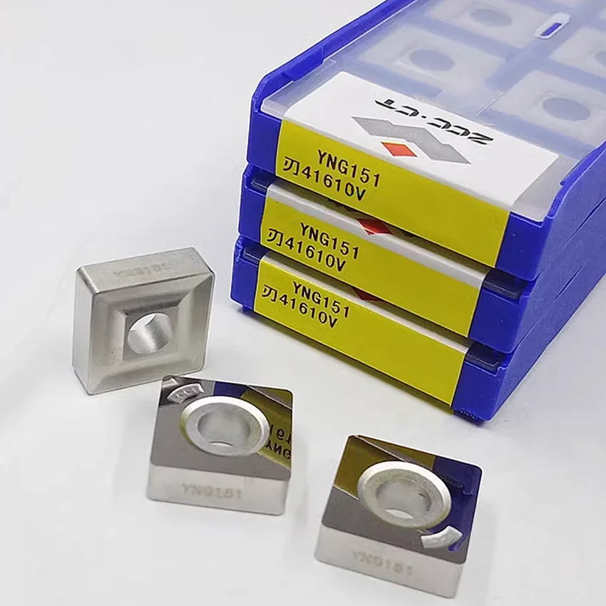 

10 шт. лезвие 41610 В YNG151 41610 В ZCC.CT твердосплавные вставки с ЧПУ токарные вставки для стали, нержавеющей стали, чугуна