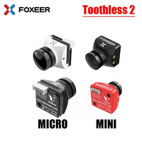 FOXEER Toothless 2 Micro/Mini 1200TVL 1/2 CMOS FPV Camera 4:3 16:9 PAL/NTSC Natural Image for FPV RC Racing Drone