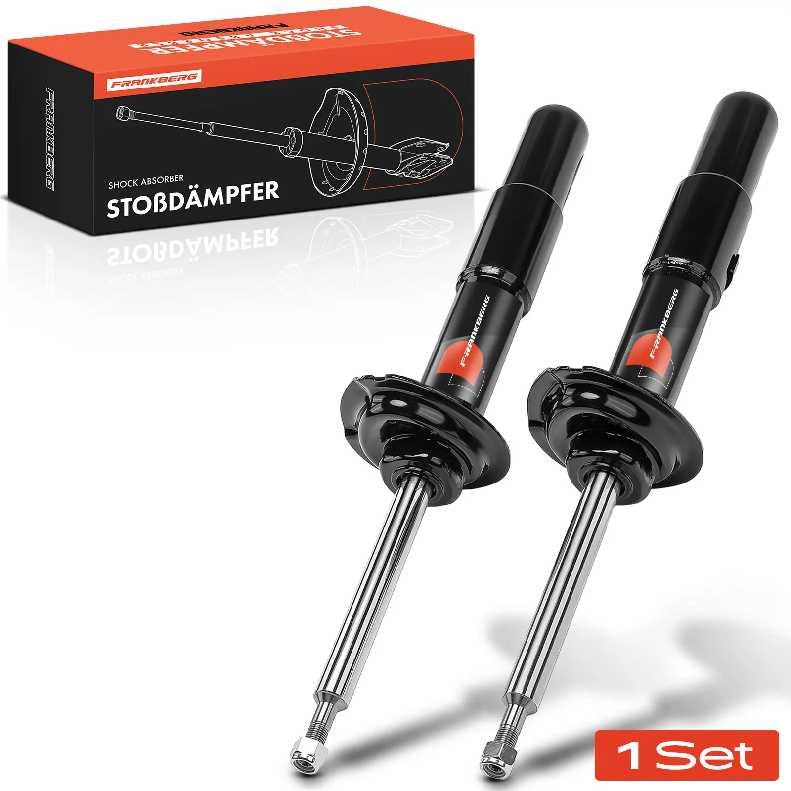 Amortisseur avant Frankberg 2x pour BMW Série 5 Touring E61 2.5L 3.0L 4.4L 2004-2010 31306769010 31316775055 6768797