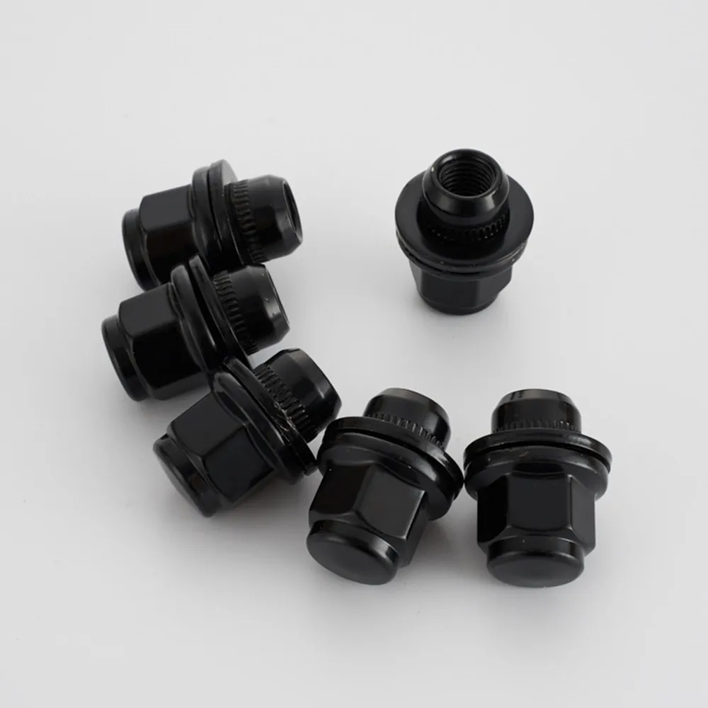 37mm  Lug Nuts  OEM Factory Style Mag Seat Lug Nuts M12x1.5,m12x1.25,hex 21mm, black or sliver