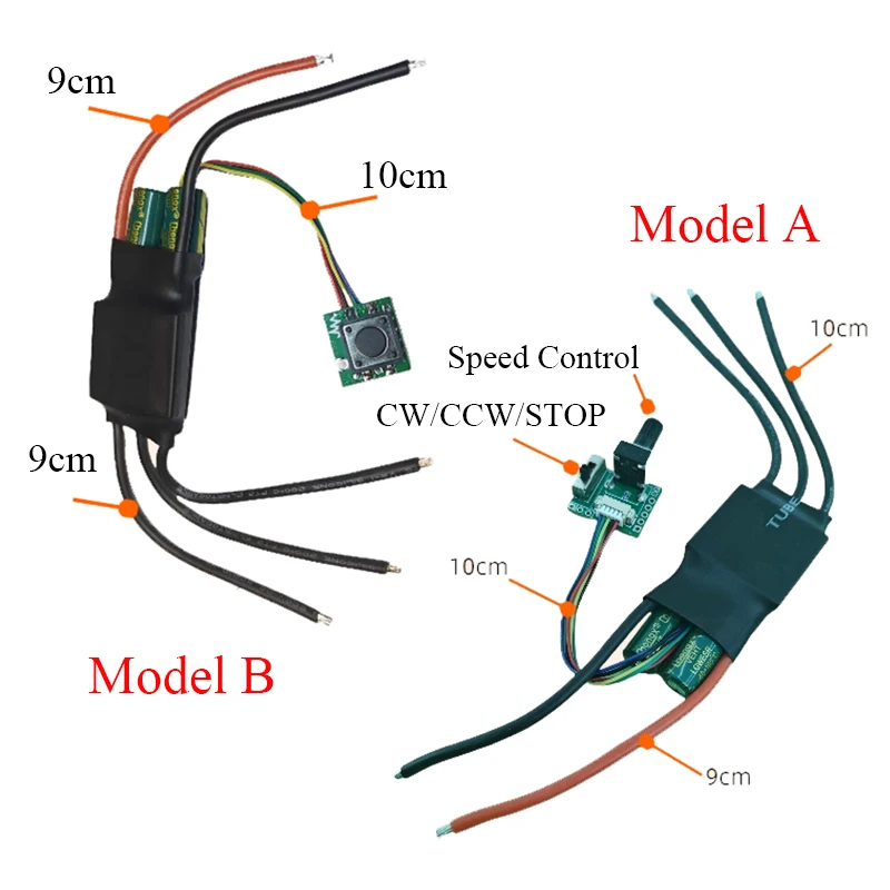 DC 12V 24V 30V 200W  Sensorless BLDC 3-Phase Brushless Motor Driver Board Speed Controller Module PWM Speed Control