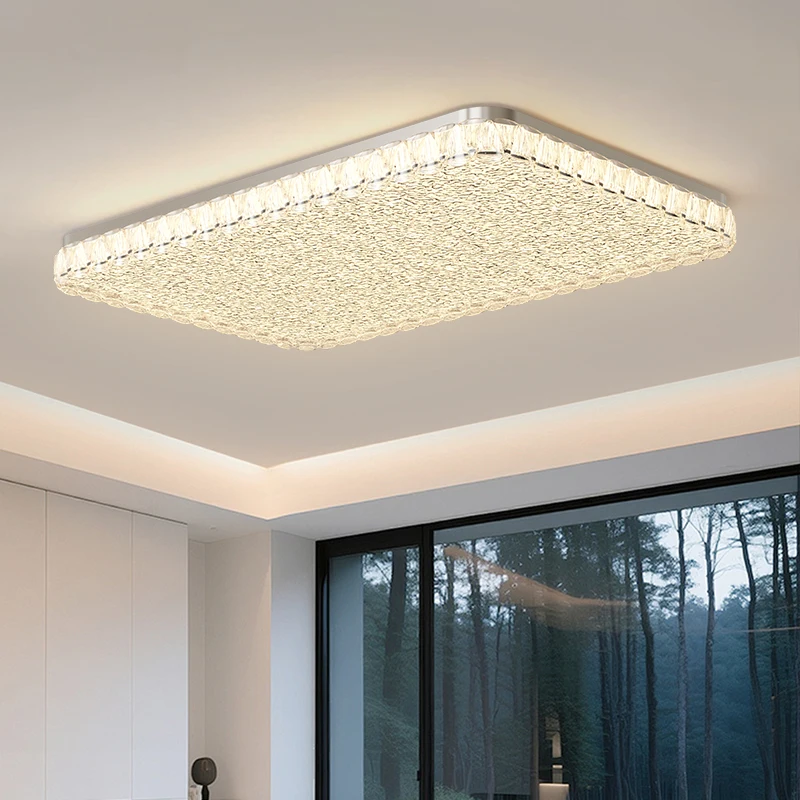 Innovative Sleek Minimalist LED Ceiling Light Eye Care Brushed Nickel For Living Room Bedroom Study Home Decor Indoor Lighting