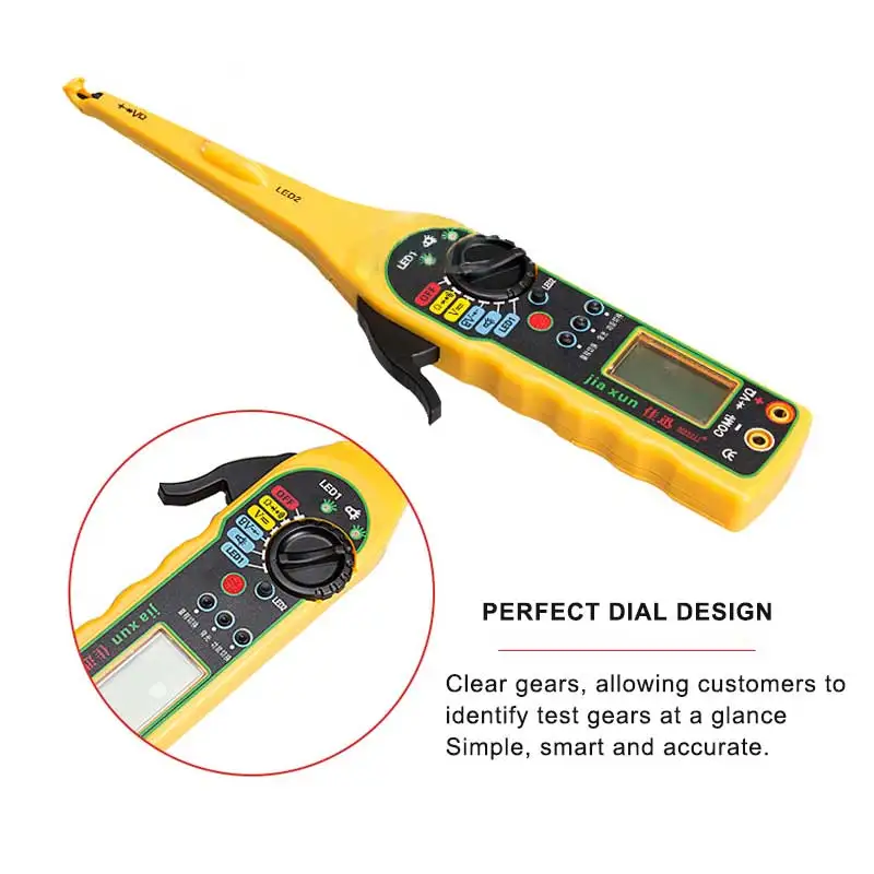 MS8211 Power Circuit Probe Kit Multimeter Automotive Circuit Tester Circuit Voltage Tester Automotive Diagnostic Tool