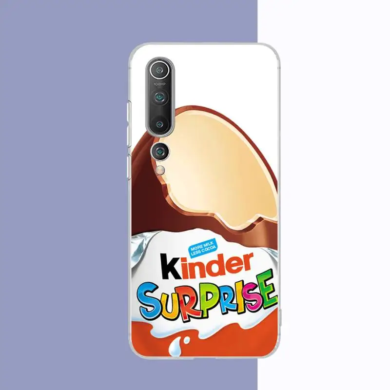 New Trolly egg KINDER JOY Surprise Phone Case for Samsung S21 A10 for Redmi Note 7 9 for Huawei P30Pro Honor 8X 10i cover