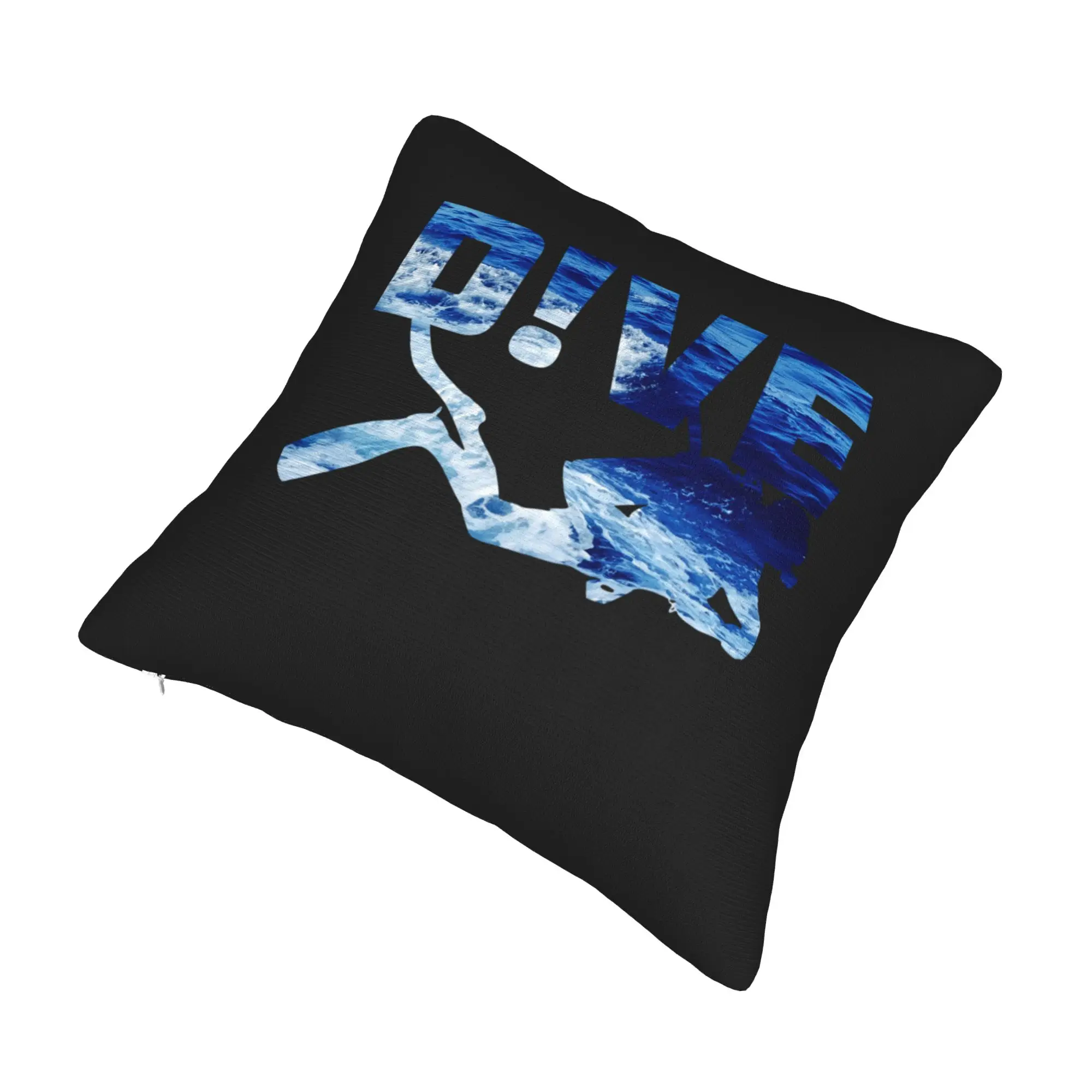 Dive Scuba Diving Pillow Covers Decoration Fashion Diver Outdoor Cushions Square Pillowcase