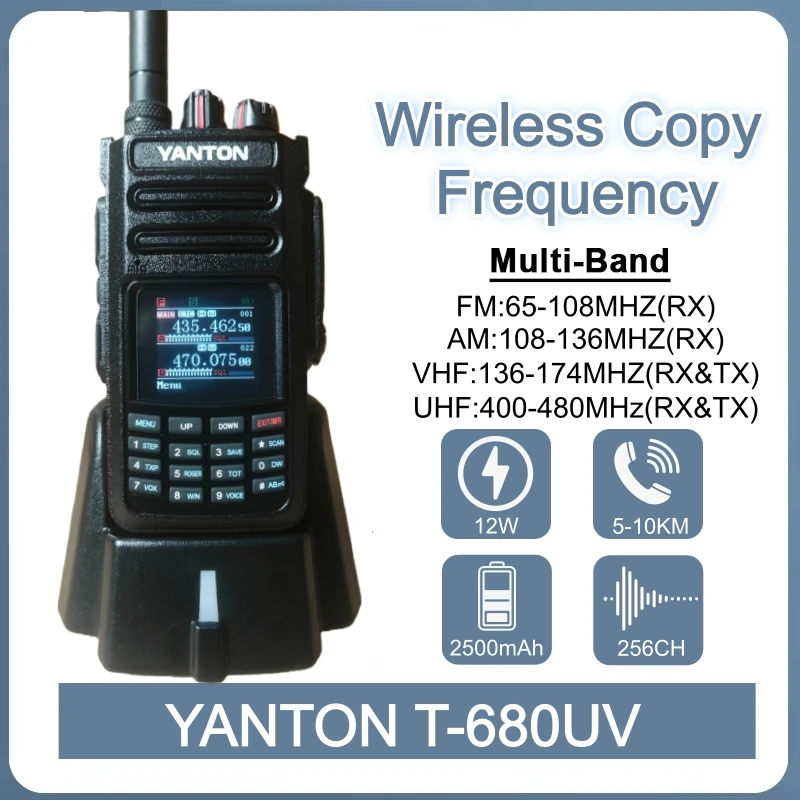 

Рация дальнего действия, рация 136-174 МГц, 400-480 МГц, Pmr446 Ctcss/Dcs Vox, рация для кемпинга для Baofeng Quansheng