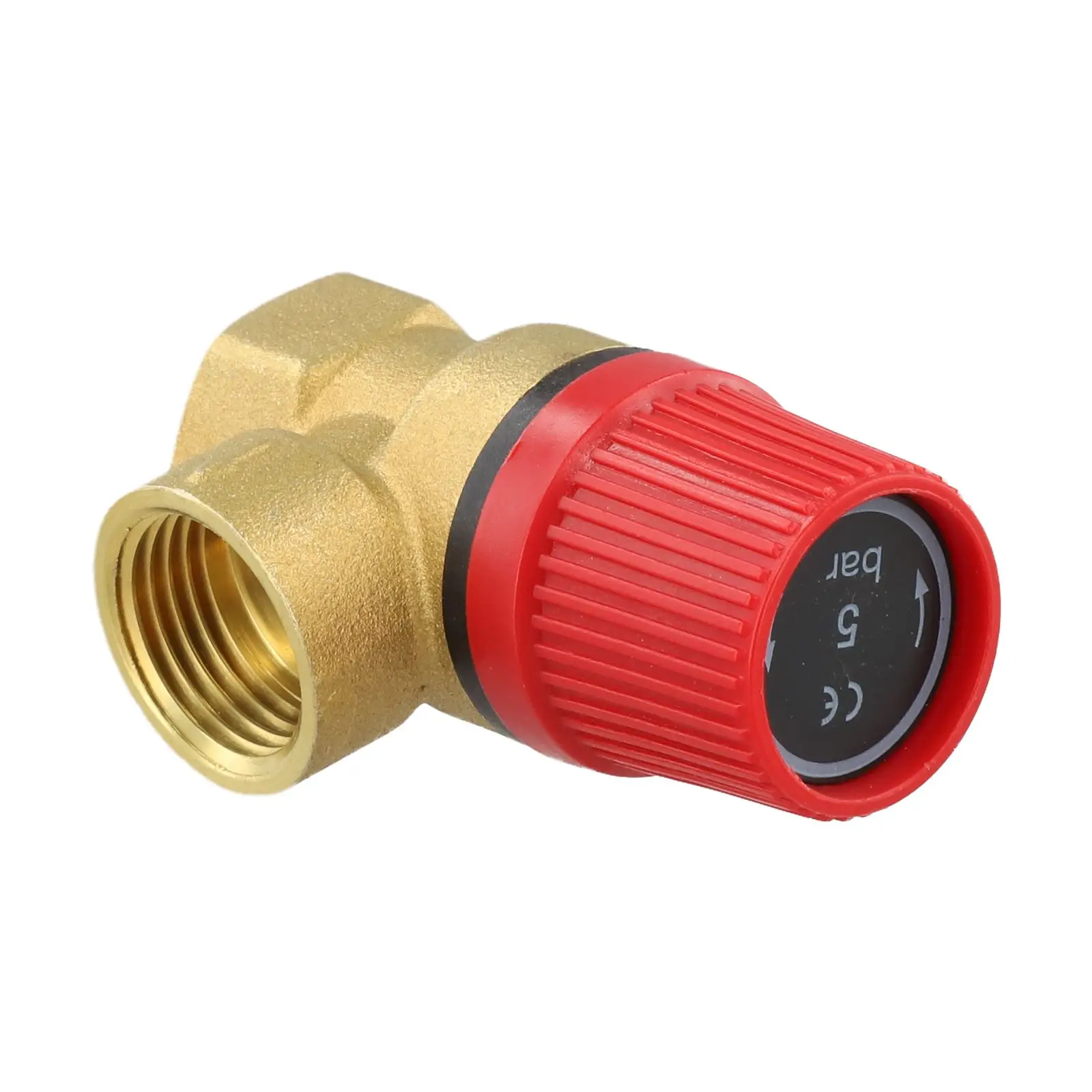1pcs Brass Safety Valve Drain Relief Switch 1/2Inch Pressure Level 3Bar 5Bar 6Bar Drain Valve Diaphragm Safety Valve
